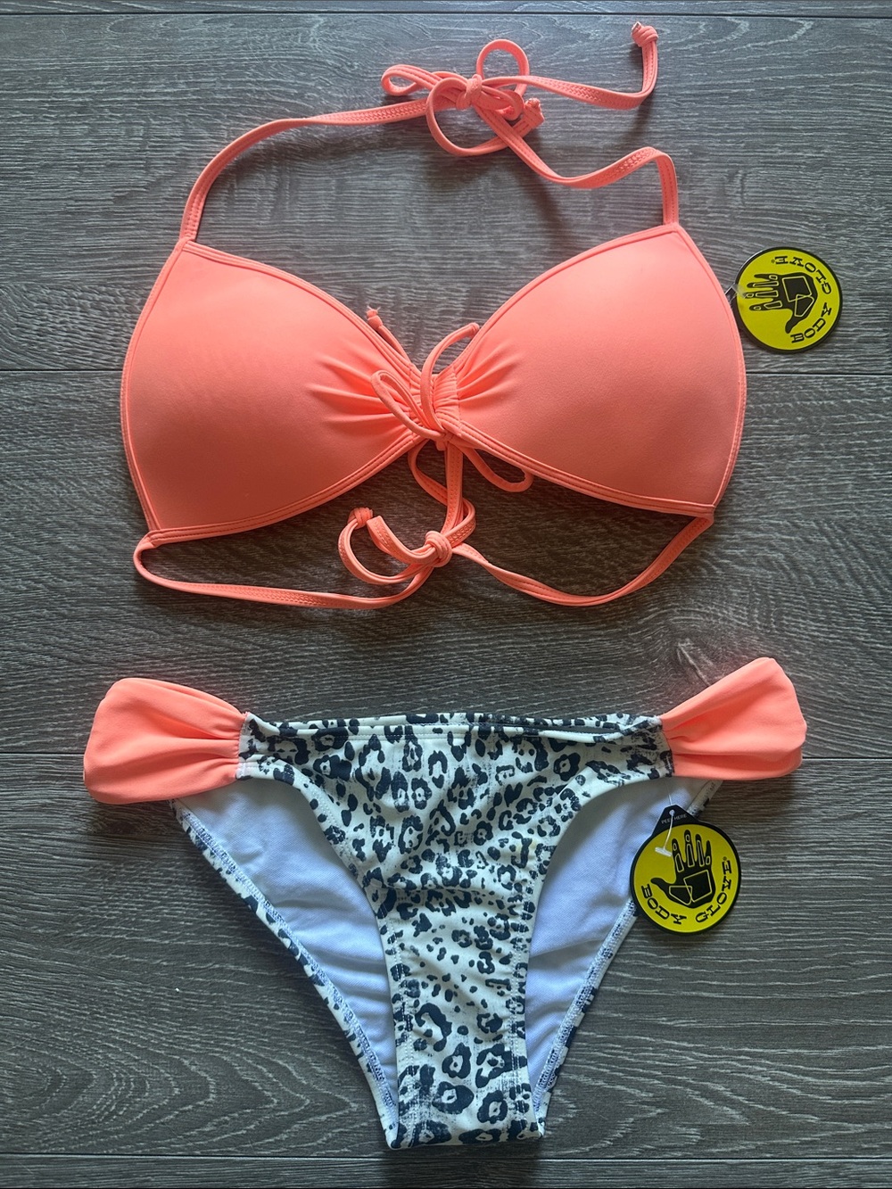 Body Glove Orange,   Black  , white Leopard Bikini